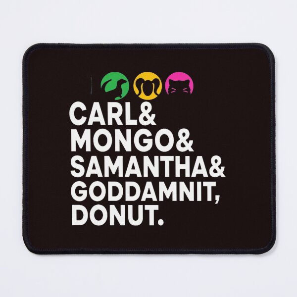 Item preview, Carl Mongo Samantha Goddamnit Donut Silhouettes designed and sold by FlipStrawSpot.