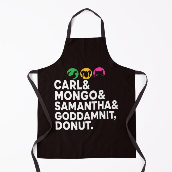 Item preview, Carl Mongo Samantha Goddamnit Donut Silhouettes designed and sold by FlipStrawSpot.