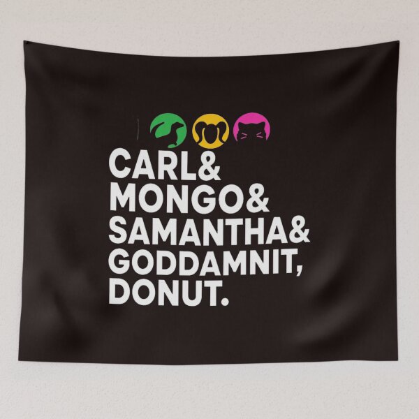 Artikelvorschau, Carl Mongo Samantha Goddamnit Donut Silhouettes entworfen und verkauft von FlipStrawSpot.