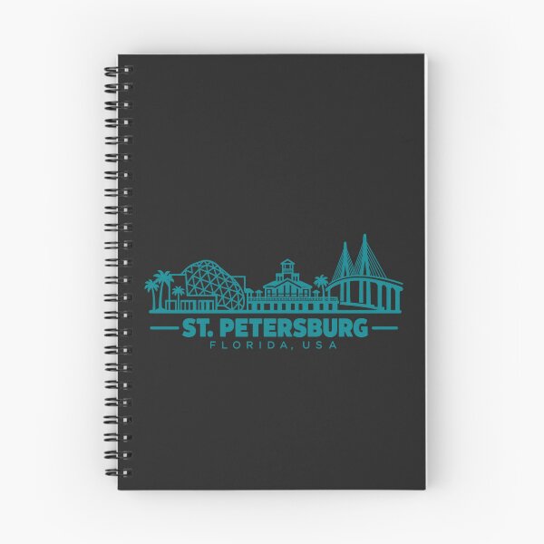 Item preview, St Petersburg Florida USA Line Art Skyline Poster designed and sold by CMYKStudio.