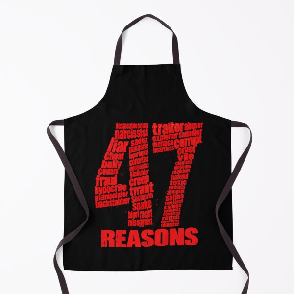 Item preview, 47 Reasons – Political Satire Hidden Word Portrait designed and sold by CoolCrazyQuirky.