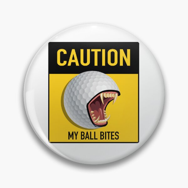 Item preview, Golf Ball with Fangs designed and sold by Lobo-36.