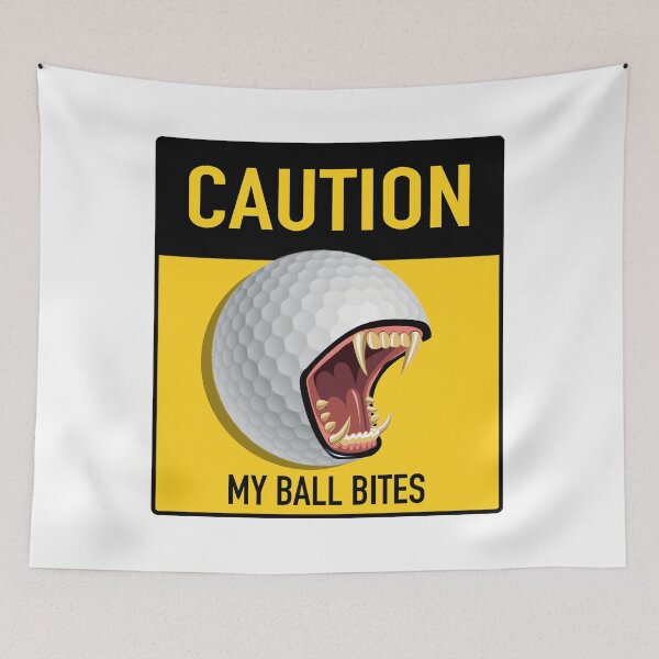 Item preview, Golf Ball with Fangs designed and sold by Lobo-36.