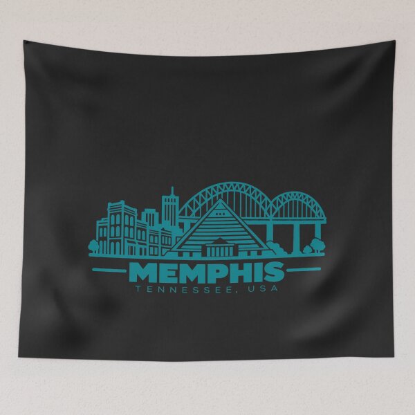 Item preview, Memphis Tennessee USA Line Art Landmark Poster designed and sold by CMYKStudio.