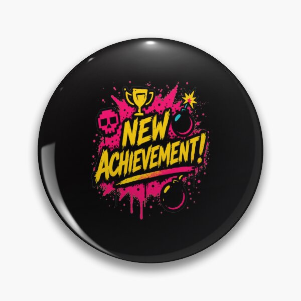 Item preview, New Achievement Pixel Art Gaming Victory designed and sold by ShophiaCrafts.