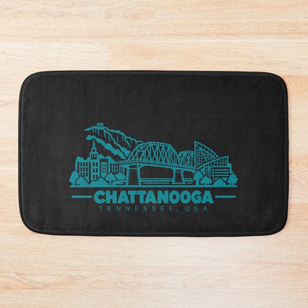 Artikelvorschau, Chattanooga, Tennessee, USA – Skyline-Poster (Linienzeichnung) entworfen und verkauft von CMYKStudio.