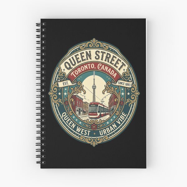 Item preview, Queen Street Toronto Vintage Badge | Queen West Streetcar Graphic designed and sold by MAJCO-ART.