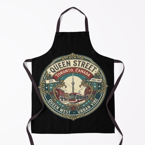Item preview, Queen Street Toronto Vintage Badge | Queen West Streetcar Graphic designed and sold by MAJCO-ART.