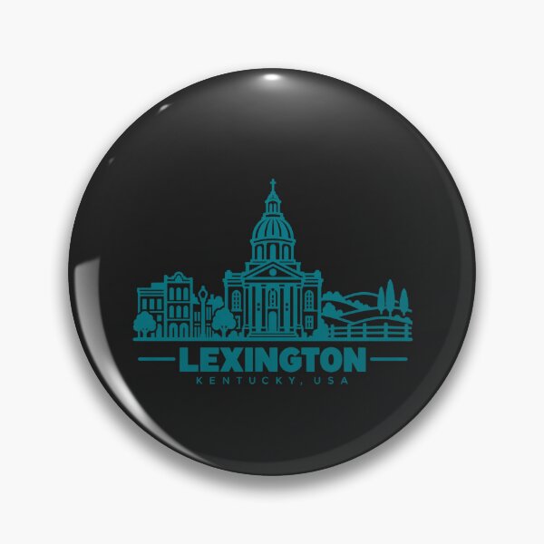 Artikelvorschau, Lexington Kentucky USA Reiseposter (Linienzeichnung) entworfen und verkauft von CMYKStudio.