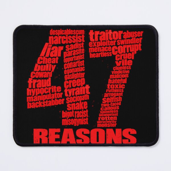Item preview, 47 Reasons Square emblem designed and sold by CoolCrazyQuirky.