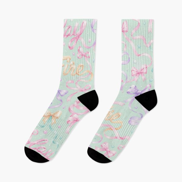 Item preview, Pastel Ribbon Typography Slang Pattern designed and sold by Skyrocketz.