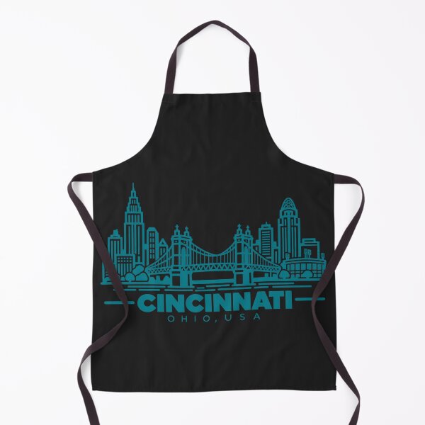 Item preview, Cincinnati Ohio USA Line Art Skyline Poster designed and sold by CMYKStudio.