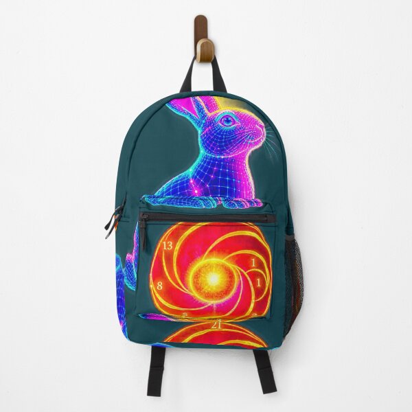 Item preview, Vaporwave Molten Sun Hare - Cyberpunk Neon Rabbit designed and sold by A E S T H E T A T A G.