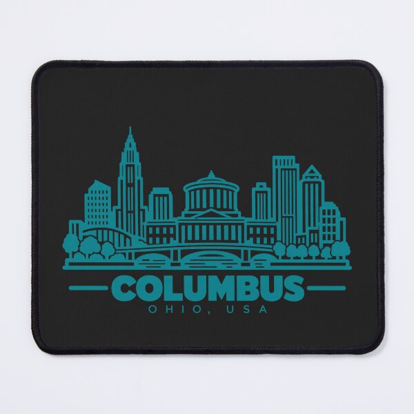 Item preview, Columbus Ohio USA Line Art Skyline Poster designed and sold by CMYKStudio.