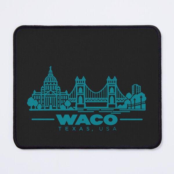 Item preview, Waco Texas USA Line Art Landmark Poster designed and sold by CMYKStudio.