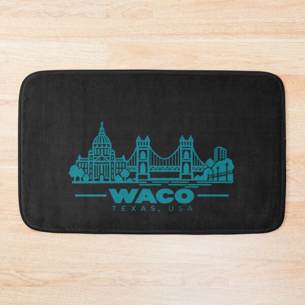 Item preview, Waco Texas USA Line Art Landmark Poster designed and sold by CMYKStudio.