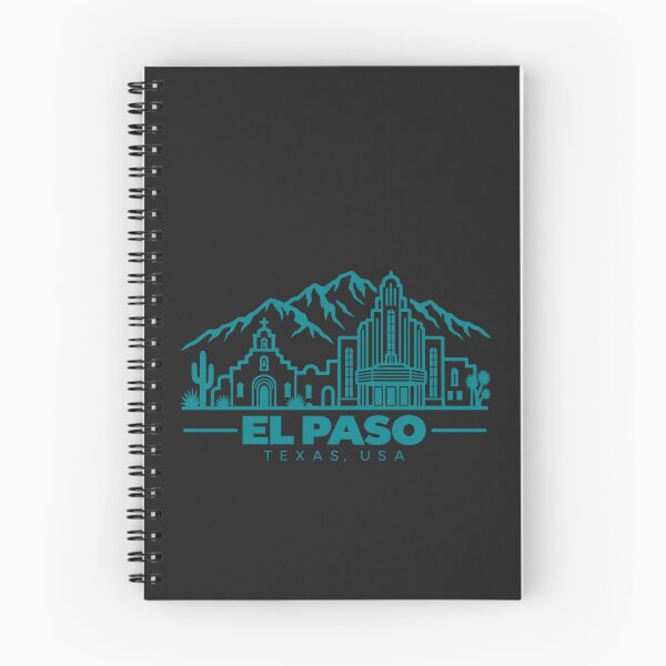Item preview, El Paso Texas USA Line Art Skyline Poster designed and sold by CMYKStudio.