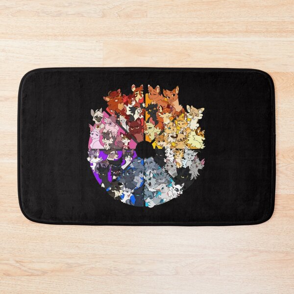 Item preview, Feline Clan Rainbow Circle Art designed and sold by ShophiaCrafts.