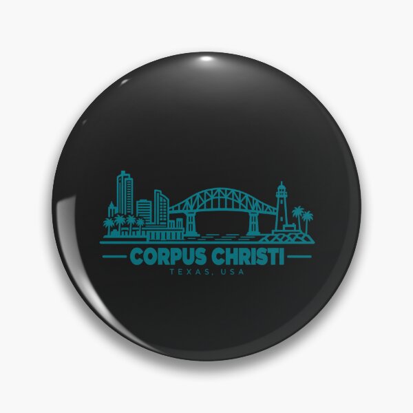 Item preview, Corpus Christi Texas USA Line Art Coastline Poster designed and sold by CMYKStudio.