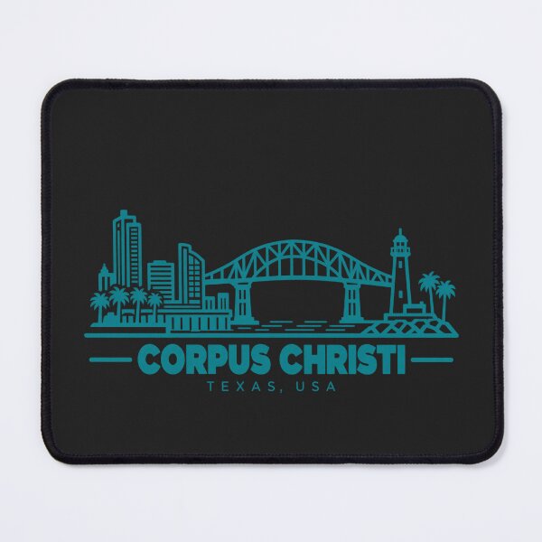 Item preview, Corpus Christi Texas USA Line Art Coastline Poster designed and sold by CMYKStudio.