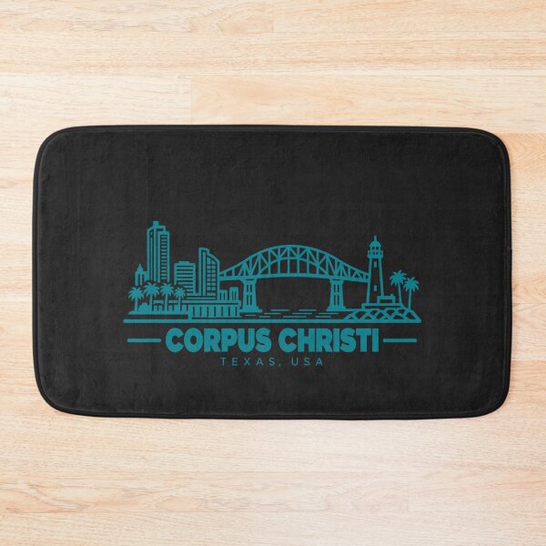 Item preview, Corpus Christi Texas USA Line Art Coastline Poster designed and sold by CMYKStudio.