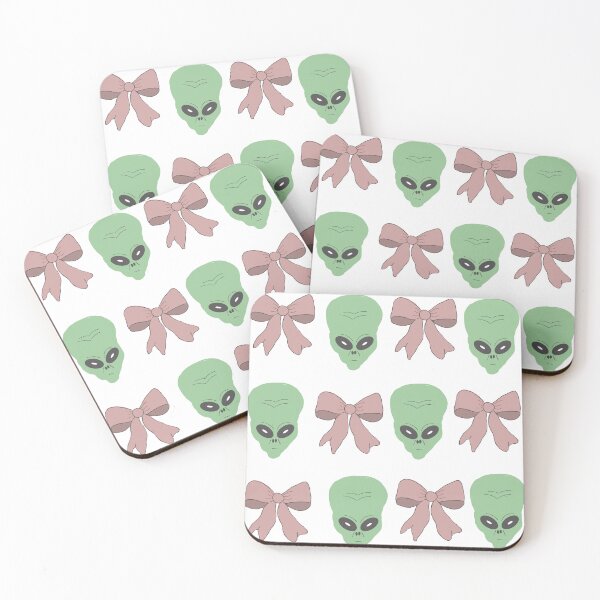Item preview, Aliens and pink bows designed and sold by TaraPen.