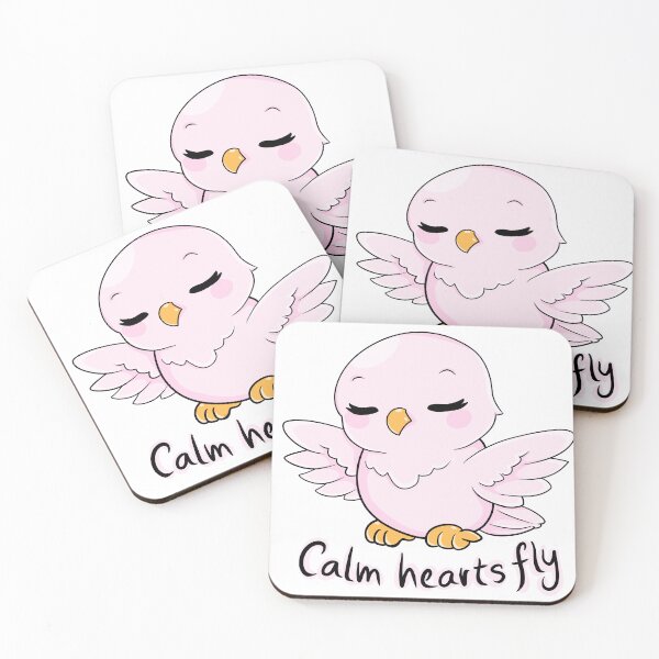 Item preview, Calm Hearts Fly Bird designed and sold by Phyllya Design.