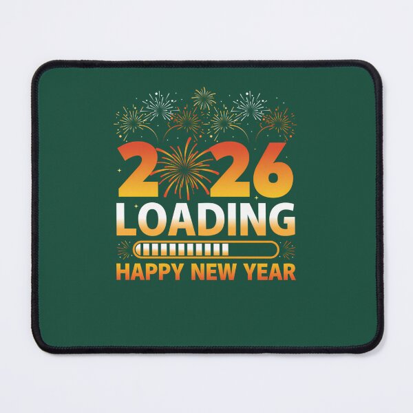 Item preview, 2026 Loading  Happy New Year Fireworks Design 535 designed and sold by WeeThingsFiber.