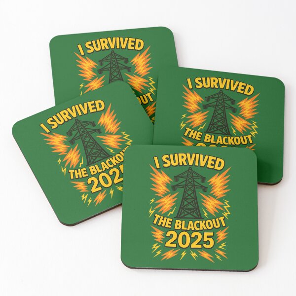 Item preview, I Survived Europe Power Blackout 2025 Sticker 726 designed and sold by WeeThingsFiber.