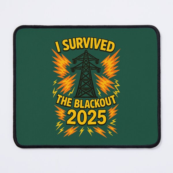 Item preview, I Survived Europe Power Blackout 2025 Sticker 726 designed and sold by WeeThingsFiber.