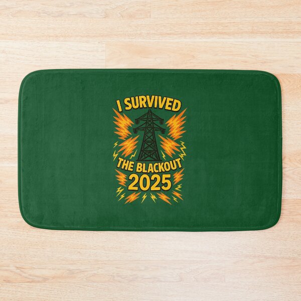 Item preview, I Survived Europe Power Blackout 2025 Sticker 726 designed and sold by WeeThingsFiber.