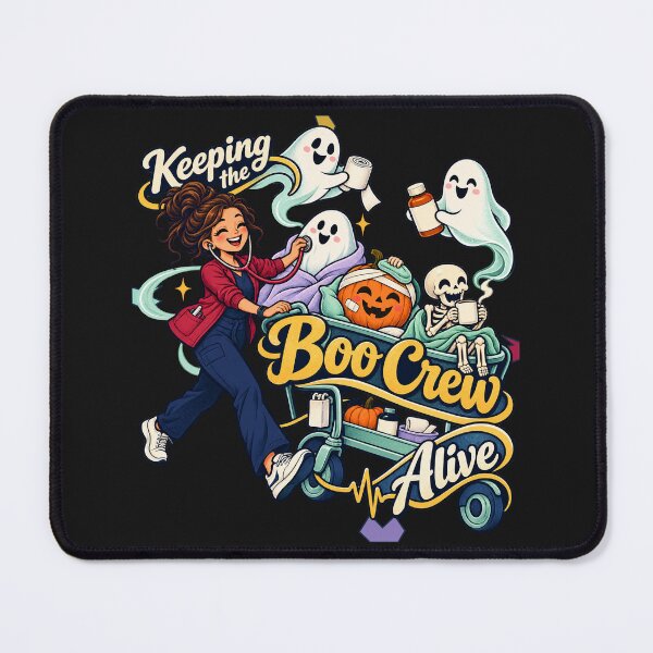 Item preview, Keeping the Boo Crew Alive doctor Halloween designed and sold by JollyNib.