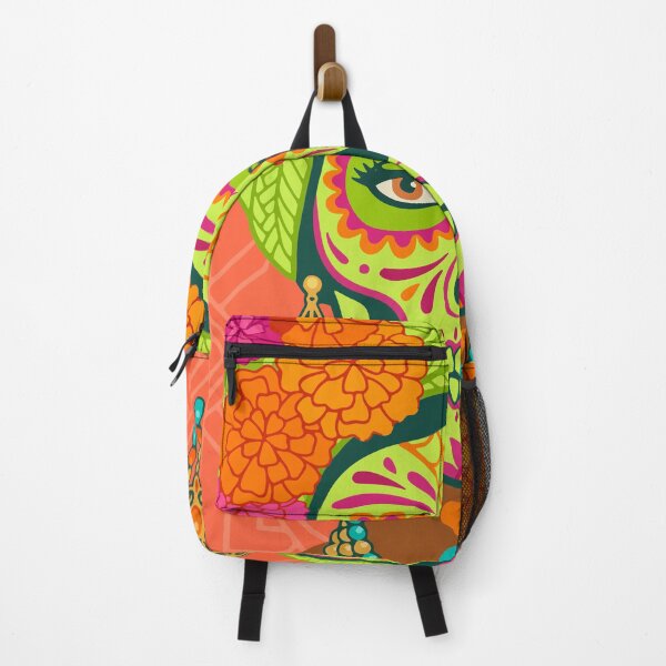 Item preview, Catrina Colorful Sugar Skull Illustration designed and sold by  Ojo de Lilith.