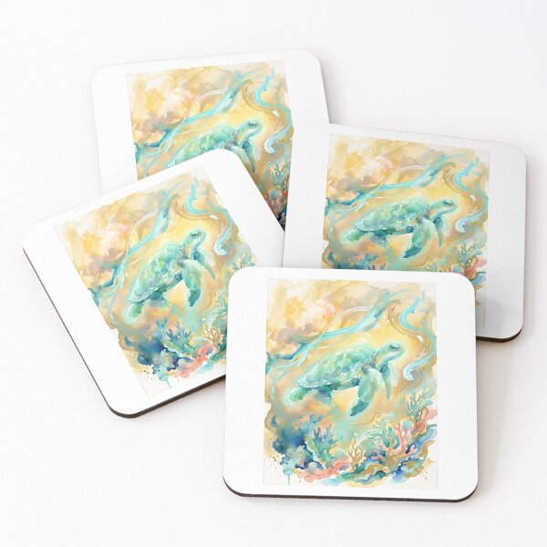 Item preview, Sea Turtle Underwater Mapmaker designed and sold by PictoVibe.
