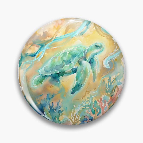 Item preview, Sea Turtle Underwater Mapmaker designed and sold by PictoVibe.