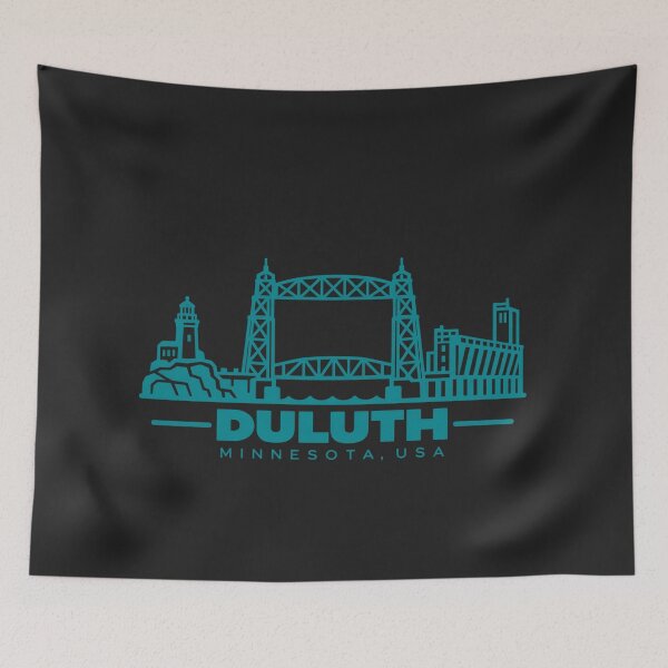 Item preview, Duluth Minnesota USA Line Art Lake Poster designed and sold by CMYKStudio.