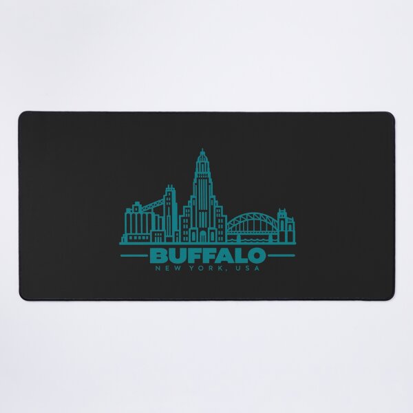 Item preview, Buffalo New York USA Line Art Skyline Poster designed and sold by CMYKStudio.