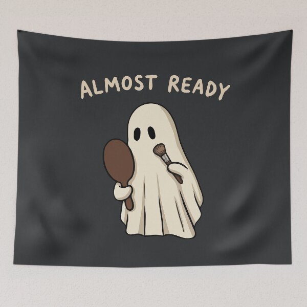 Item preview, Ghost Getting Ready Almost Ready designed and sold by Gkinoki.
