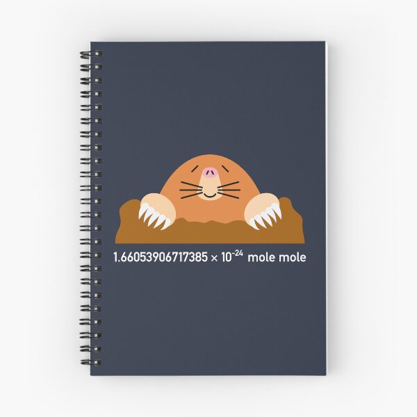 Item preview, 1.66 × 10⁻²⁴ Mole Mole [PRINT ON DARK COLORS] designed and sold by Drendalgami.