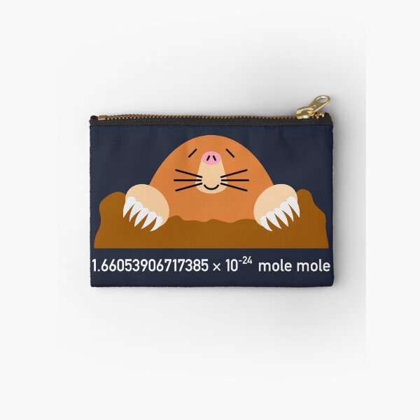 Item preview, 1.66 × 10⁻²⁴ Mole Mole [PRINT ON DARK COLORS] designed and sold by Drendalgami.