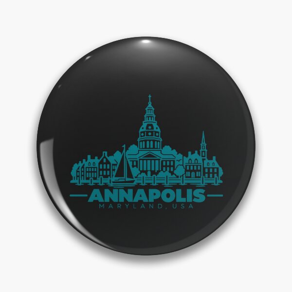 Item preview, Annapolis Maryland USA Line Art Landmark Poster designed and sold by CMYKStudio.