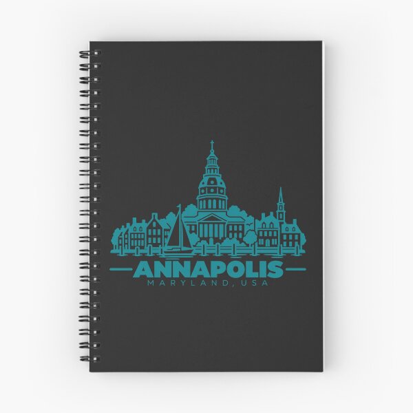 Item preview, Annapolis Maryland USA Line Art Landmark Poster designed and sold by CMYKStudio.