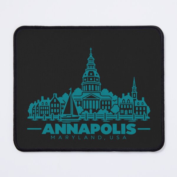 Item preview, Annapolis Maryland USA Line Art Landmark Poster designed and sold by CMYKStudio.