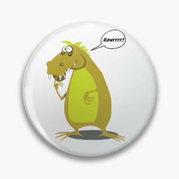 Item preview, goofy dino saying rawrrrr! designed and sold by Lobo-36.