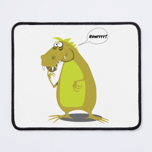 Item preview, goofy dino saying rawrrrr! designed and sold by Lobo-36.
