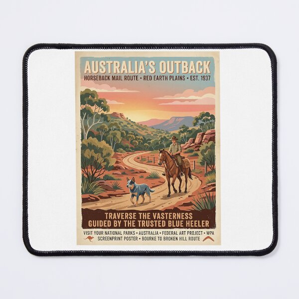 Item preview, Australian Cattle Dog Mail Rider designed and sold by PictoVibe.