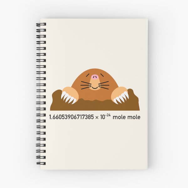 Item preview, 1.66 × 10⁻²⁴ Mole Mole [PRINT ON LIGHT COLORS] designed and sold by Drendalgami.