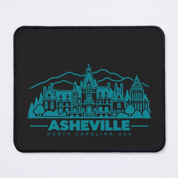Item preview, Asheville North Carolina USA Line Art Travel Poster designed and sold by CMYKStudio.