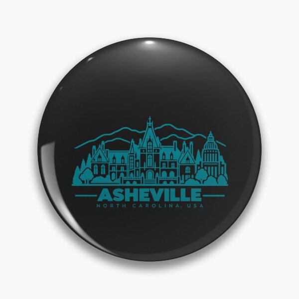 Item preview, Asheville North Carolina USA Line Art Travel Poster designed and sold by CMYKStudio.