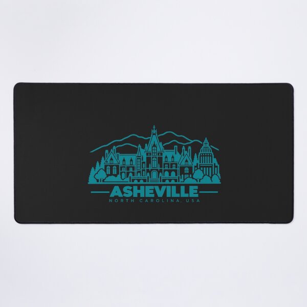Item preview, Asheville North Carolina USA Line Art Travel Poster designed and sold by CMYKStudio.